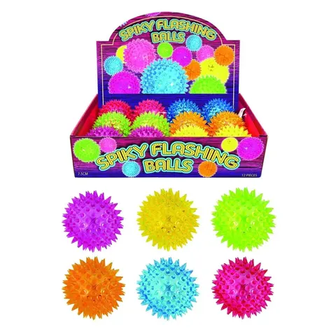 Spiky Flashing Bouncing Balls Light Up Toy – image 2