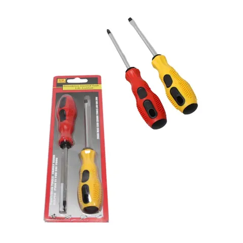 Assorted 2 Type Screwdriver Set Slotted And Cross Slot Screwdriver Set – image 2