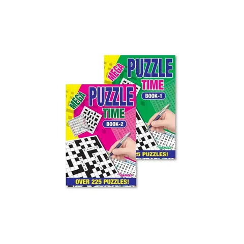 A5 Puzzle Time Book Assorted Designs (Large Letter) – image 2