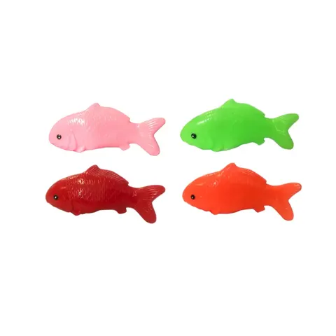 Pet Dog Toy Squeaky Fish Assorted Colours – image 2