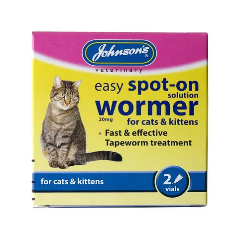 Johnson's Easy Spot-On Wormer for Cats & Kittens – image 3