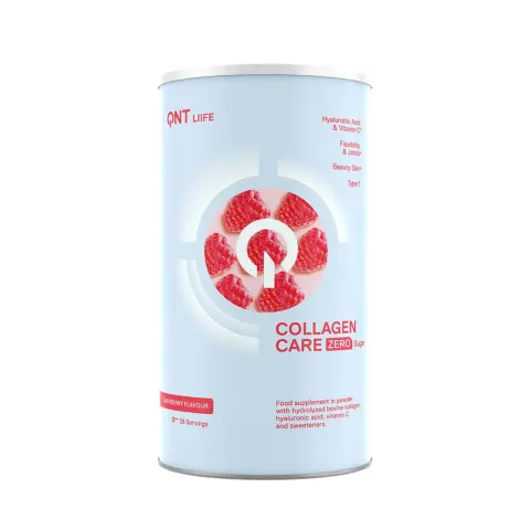 Complément alimentaire zéro QNT Collagen Care Sugar Raspberry – Bleu – image 2