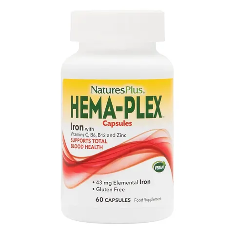 Natures Plus Hema-Plex Sustained Release 60 tablets – image 3