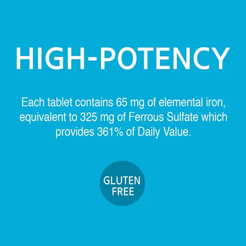 21st Century, Iron, 65 mg, 120 Tablets – image 2