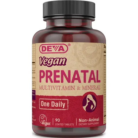 DEVA Vegan Prenatal Multivitamin - Once-Per-Day Formula, 90 Tablets – image 2