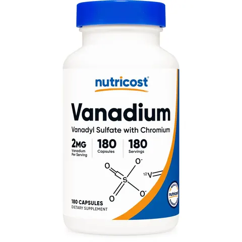 Nutricost, Vanadium , 2 mg , 180 Capsules – image 2