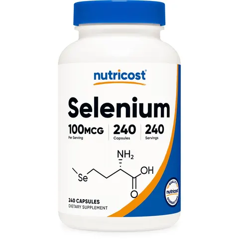 Nutricost, Selenium, 100 mcg, 240 Capsules – image 2