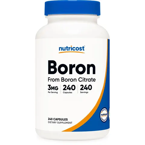 Nutricost, Boron, 3 mg, 240 Capsules – image 2