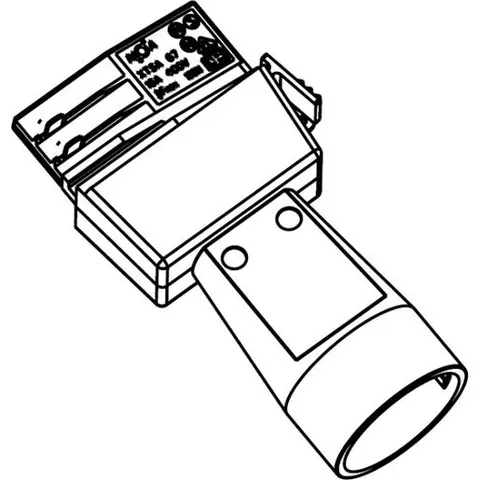 Schuko-Adapter 3-Phasen-Stromschiene Noa – weiß – Bild 2
