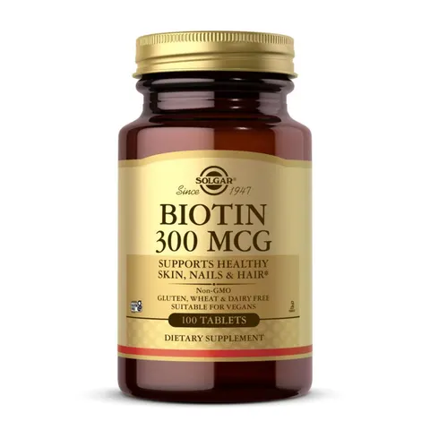 Solgar Biotin 300 mcg 100 Tablets – image 3