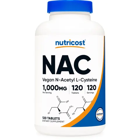 Nutricost, NAC, 1,000 mg, 120 Tablets – image 2