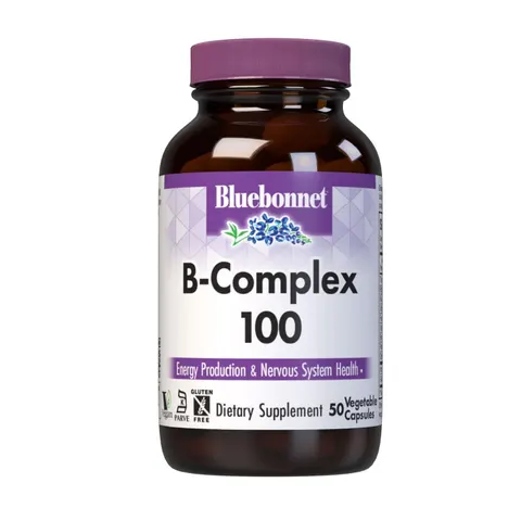 Bluebonnet Nutrition, B-Complex 100, 50 Vegetable Capsules – image 2