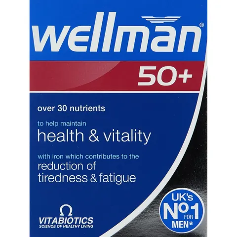 Vitabiotics Wellman 50+ 30 Tablets – image 3