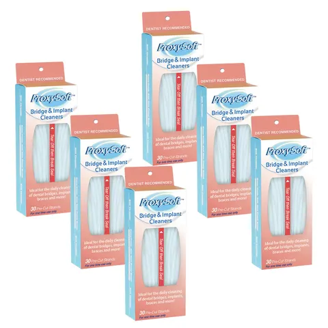 Dental Floss for Bridges & Implants – ProxySoft Threaders (30 Strands) – image 3