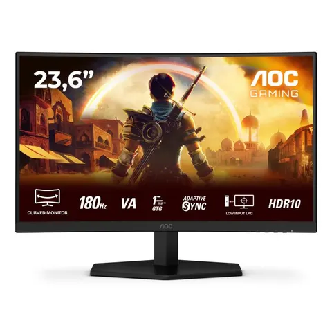 Monitor 24 va 180hz gaming curvo – immagine 2