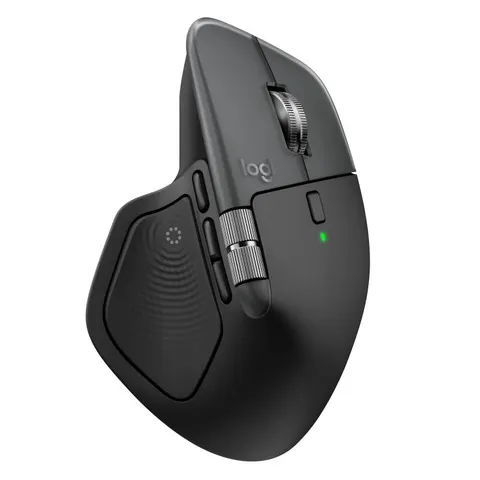 Logitech mx master 4 for mac - maus - 8 tasten - kabellos - bluetooth, 2.4 ghz - kabelloser empfänger (usb) – 133112 – immagine 3