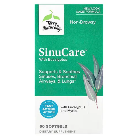 Terry Naturally, SinuCare™ with Eucalyptus, 60 Softgels – image 2