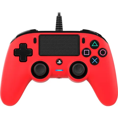 Nacon Compact Official Licensed Bedrade Controller - PS4 - Rood – afbeelding 2