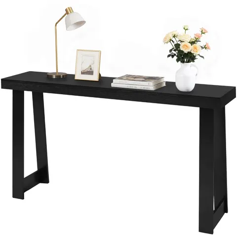 VEVOR Console d’Entrée 140 cm de Long, Table Console Moderne, Table d'Appoint Rectangulaire en Bois, Bout de Canapé Étroit et Long, Meuble de Rangement pour Cou – image 2