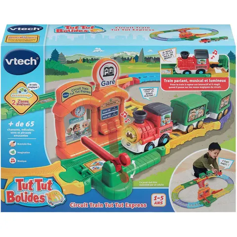 Circuit de train VTech Tut Express Peter vapeur multicolore – image 2