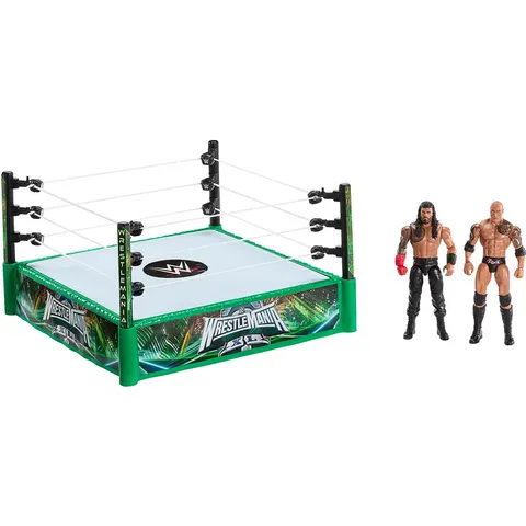 WWE Vechtring met 2 Speelfiguren. – afbeelding 2