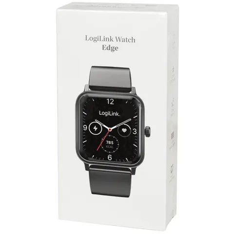 LogiLink SW0001B Smartwatch Schwarz – Bild 1