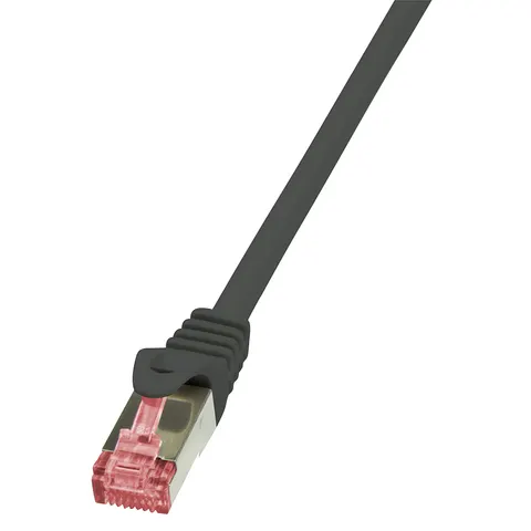 LogiLink Patchkabel, Kat. 6, S/FTP, 0,25 m, schwarz – Bild 2
