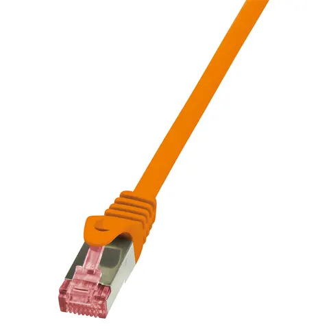 LogiLink Patchkabel, Kat. 6, S/FTP, 0,25 m, orange – Bild 2