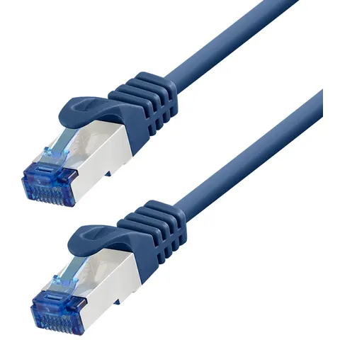 LogiLink Patchkabel, Kat. 6A, S/FTP, 0,25 m, blau – Bild 2