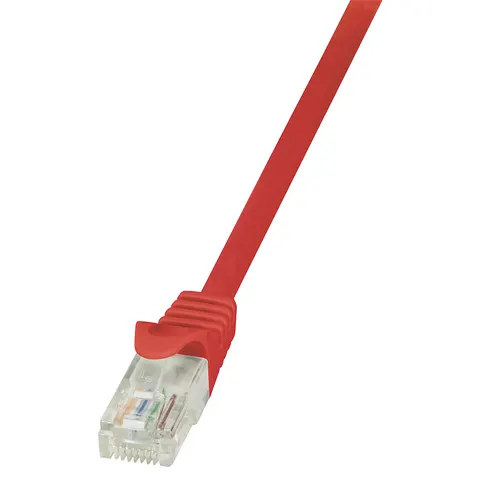 LogiLink Patchkabel, Kat. 5e, U/UTP, 0,25 m, rot – Bild 2