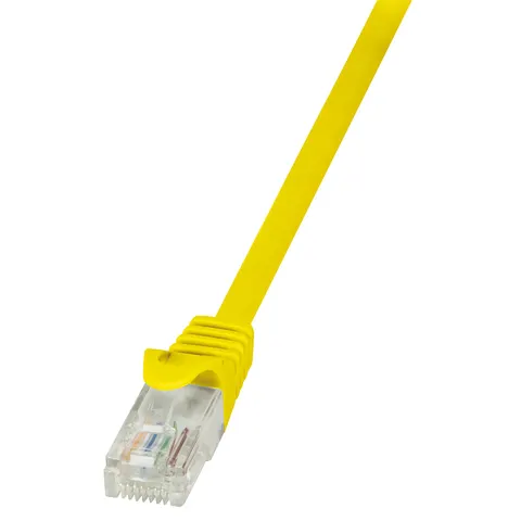 LogiLink Patchkabel EconLine, Kat. 6, U/UTP, 0,25 m, gelb – Bild 2