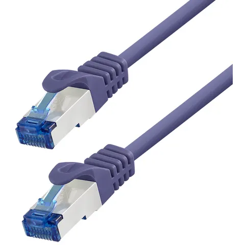 LogiLink Patchkabel, Kat. 6A, S/FTP, 0,25 m, pink – Bild 2