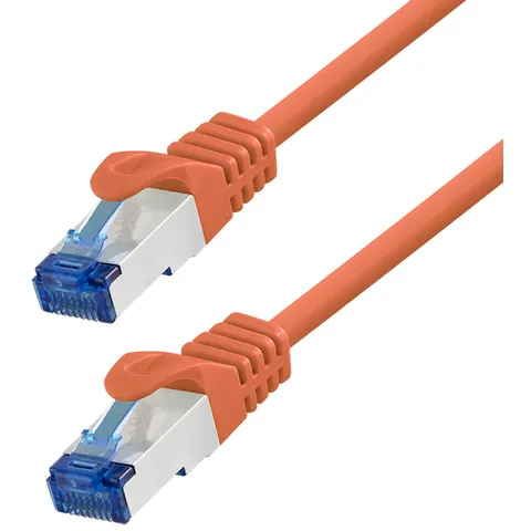 LogiLink Patchkabel, Kat. 6A, S/FTP, 0,25 m, orange – Bild 2