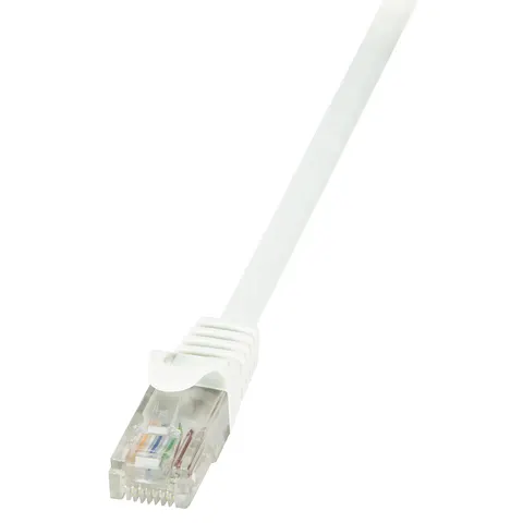 Logilink Patch Cable Cat.6 U/UTP white 10m EconLine – Bild 2