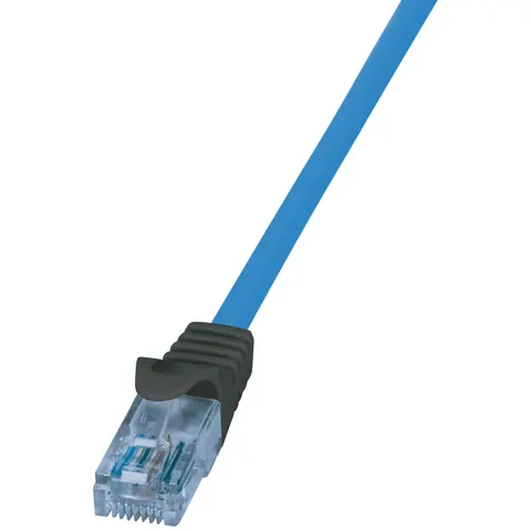 LogiLink Premium Patchkabel, Kat.6A, U/UTP, blau, 1,0 m – Bild 2