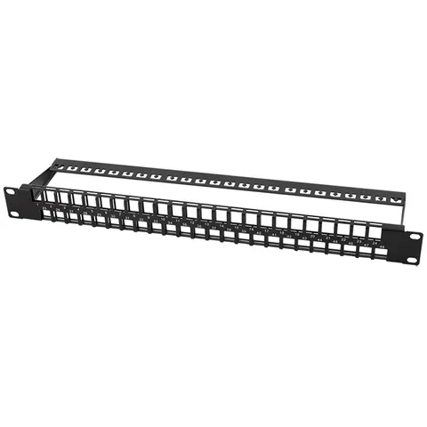 LogiLink 19, Keystone Patch Panel, unbestückt, 48 Port – Bild 2