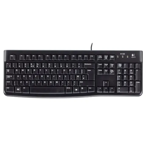 Logitech USB Keyboard K120 black retail – Bild 4