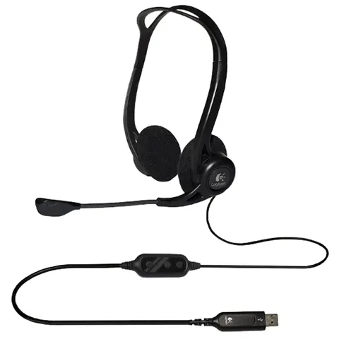 Logitech Headset PC960 USB black – Bild 2
