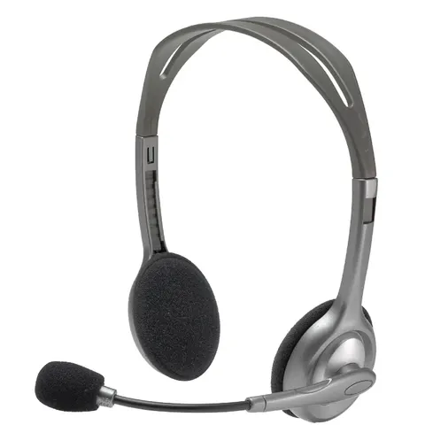 Logitech Headset H110 Stereo silver retail – Bild 2