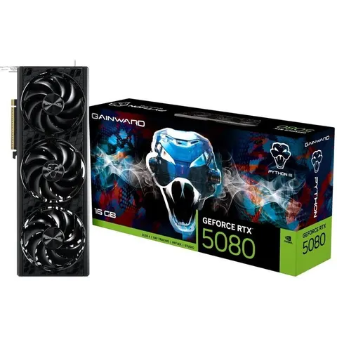 RTX 5080 16GB Gainward Python III GDDR7 3 Fan – Bild 2