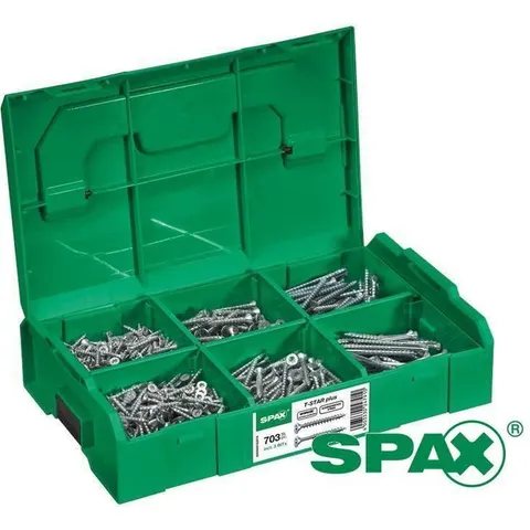 Spax T-STAR plus assortimentskoffer 703-delig TX – afbeelding 2
