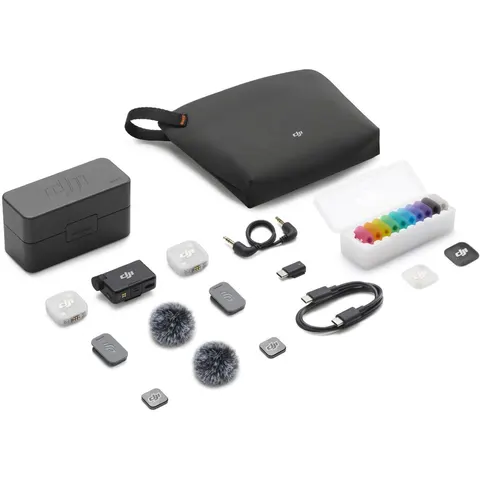 DJI – Mic Mini 2 – Draadloze microfoonset – 2 TX + 1 RX – afbeelding 2