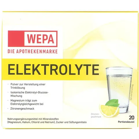 Wepa Elektrolyte Pulver Zitrone – Bild 2