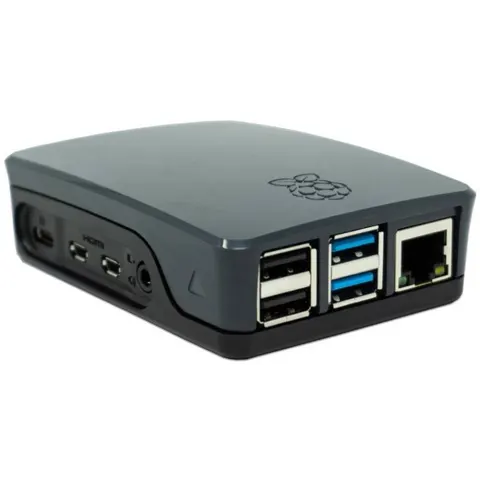 Raspberry Pi Pi - Hülle - ABS-Kunststoff - Schwarz/Grau – Bild 2