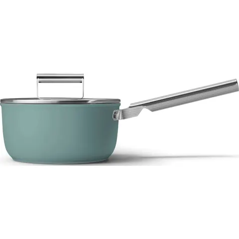 Smeg SPF2012EGM 50' Style Kochgeschirr (alle Herdarten, Emerald Grün, Kaltgeschmiedetes Aluminium) – Bild 3