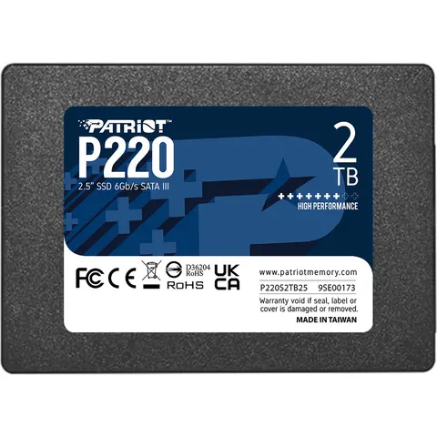 Patriot Memory P220 2TB 2.5" SATA III – afbeelding 2