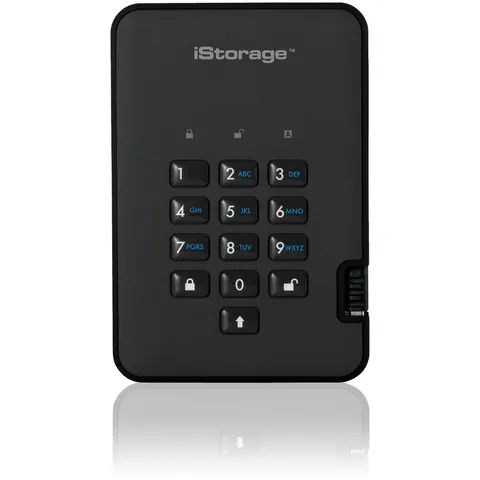 iStorage diskAshur 2 - externe harde schijf - 500 GB - Cijfercode - Zwart – afbeelding 2