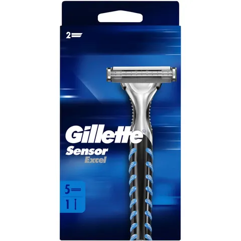 Gillette scheermes Sensor Excel + 5 blades – afbeelding 2