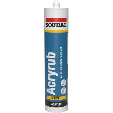Soudal acryrub Grijs 310ml – afbeelding 2