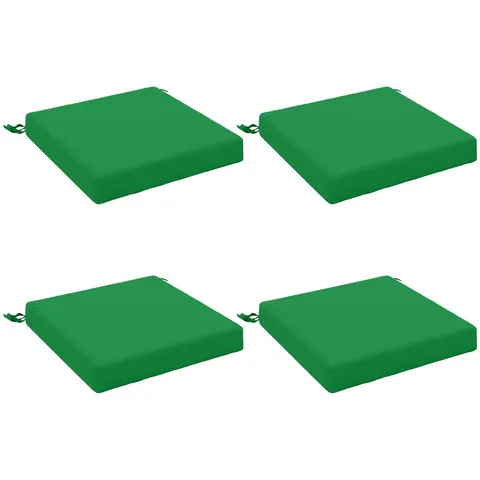 vidaXL Coussins de siège SOEST 4 pc 100 % polyester Vert – 414193 – image 2